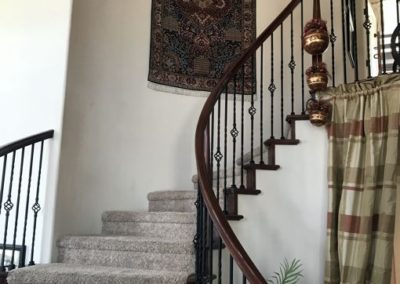 Fine Area Rug Displayed as wall art